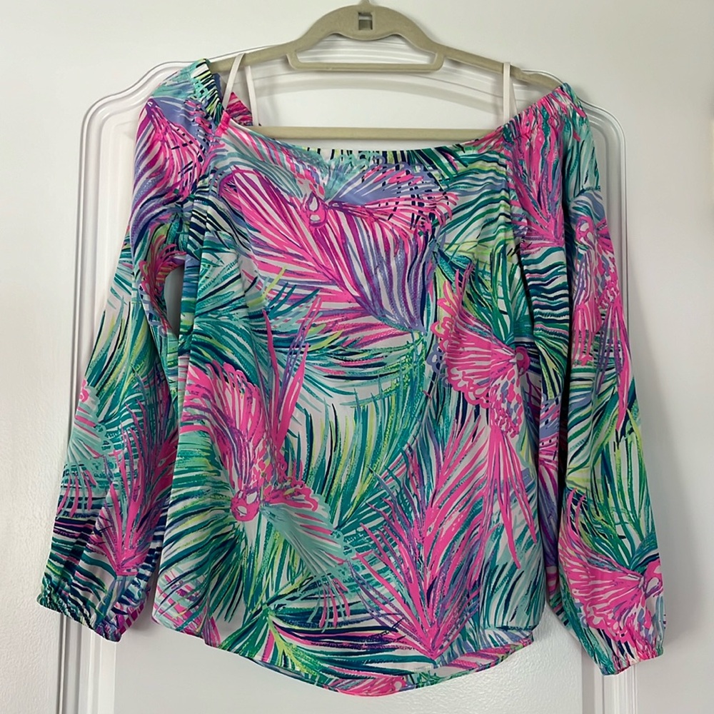 Lilly Pulitzer off the shoulder top
